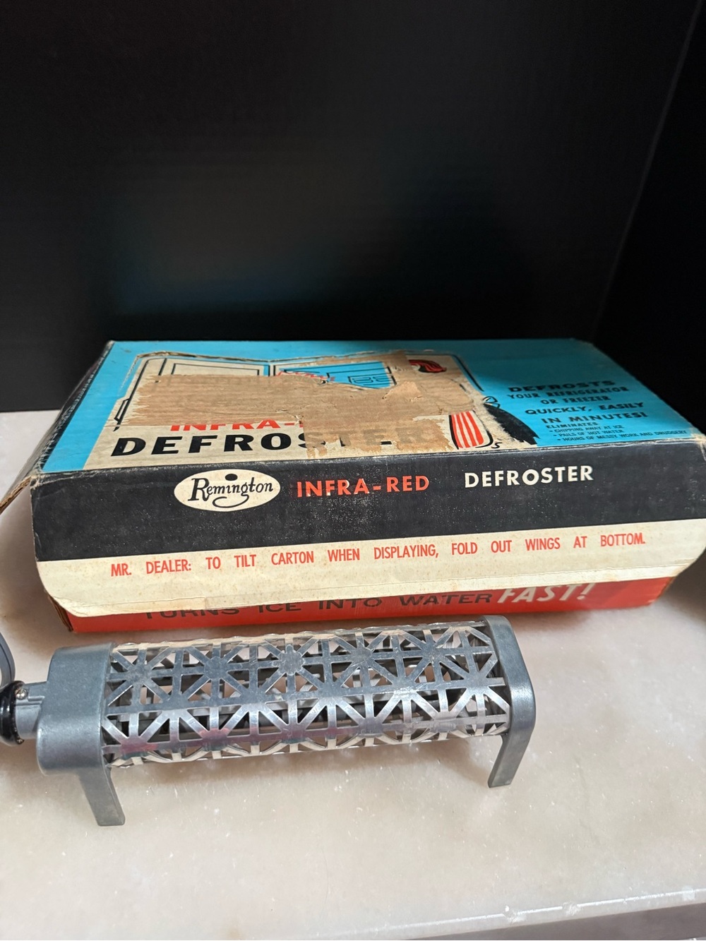 Remington INFRA-RED FREEZER AND REFRIGERATOR DEFROSTER, IN ORIGINAL BOX